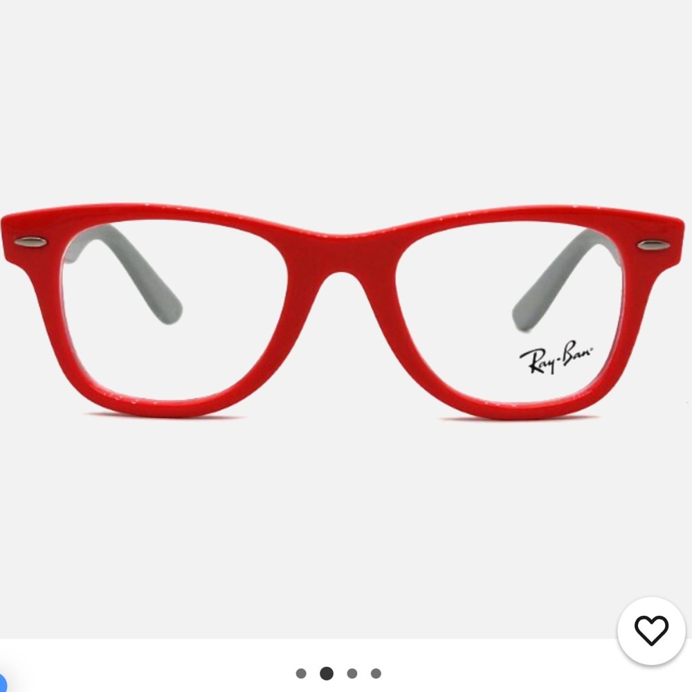 Ray-Ban Kids Coral Red Gray Eyewear Glasses RB9066V 3753 47-20